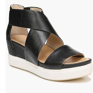Super Comy + Cute EUC  Dr. Scholls Platform Arch Leather Sandal